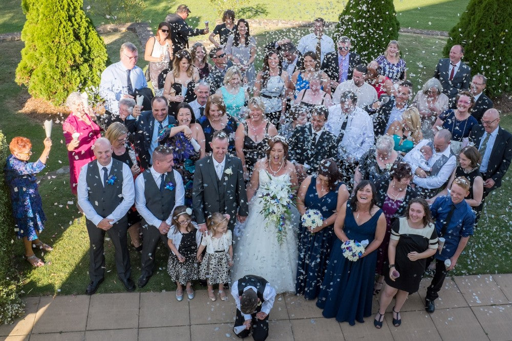 A Classic White Garden Celebration