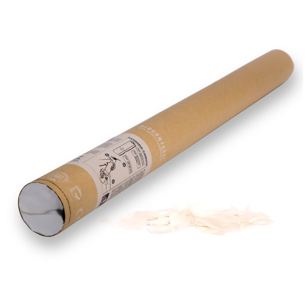 BioConfetti Handheld Cannon 60CM - White