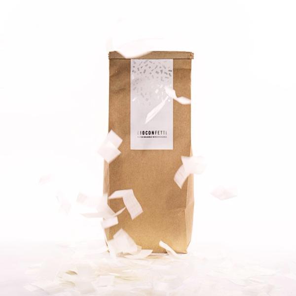 BioConfetti Rectangles 55x17mm - White
